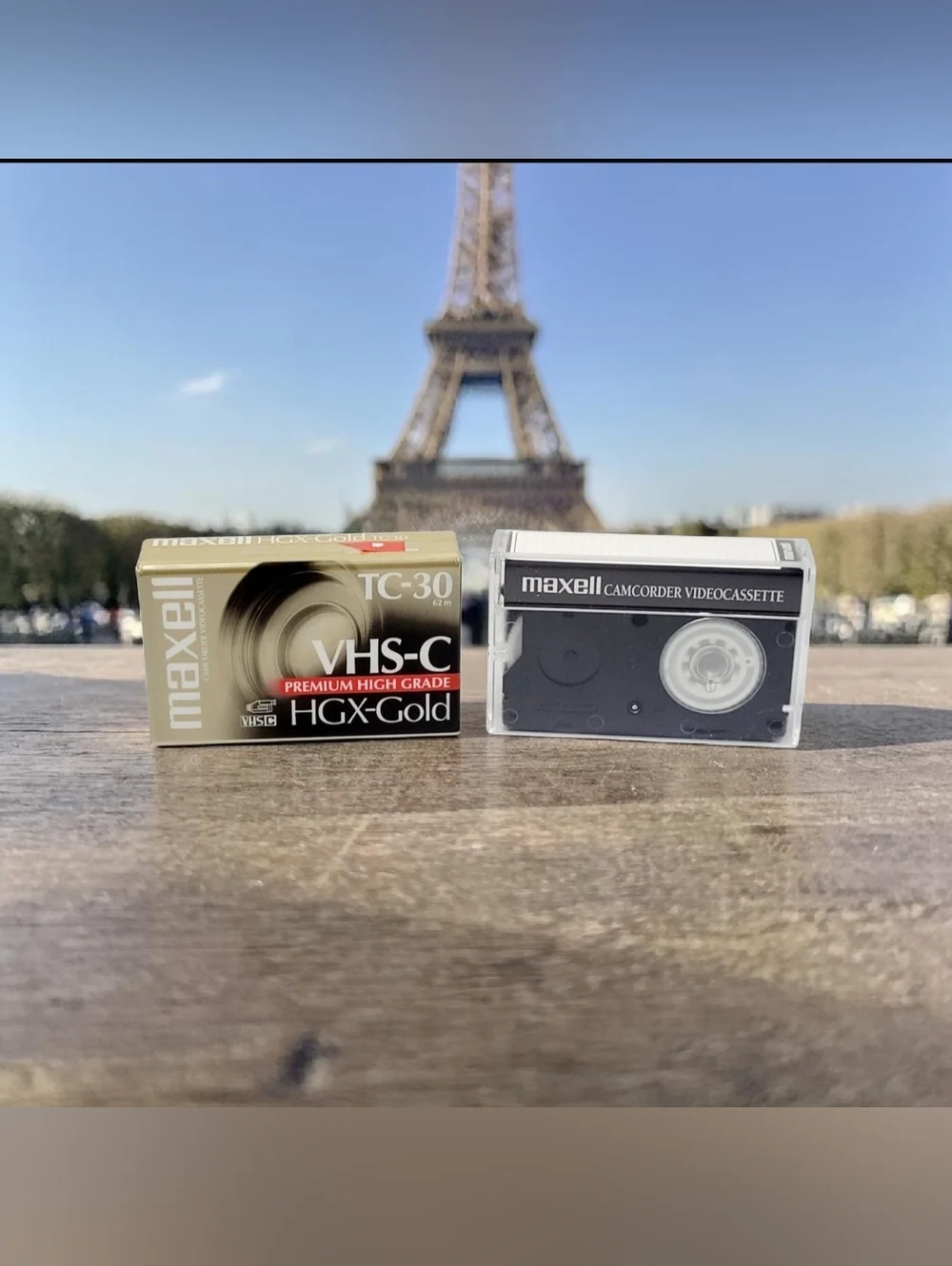 (Lot Of 2) Maxell HGX Gold TC-30 VHSC Premium High Grade Videotape Cassette Tape